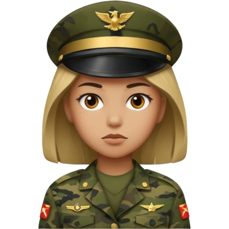 Girls army emoji