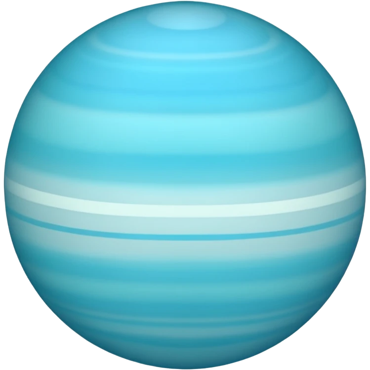 planet uranus emoji which is copayable with rings like saturn but vertical 90 you know right emoji