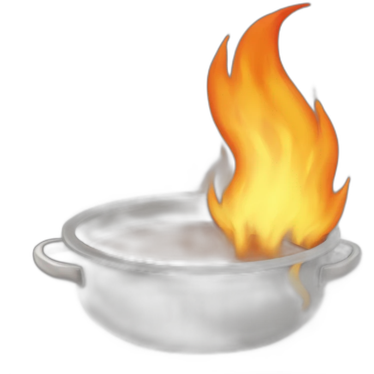 retour de flammes pot d'échappement emoji