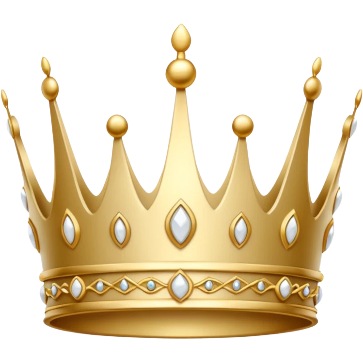 White crown emoji