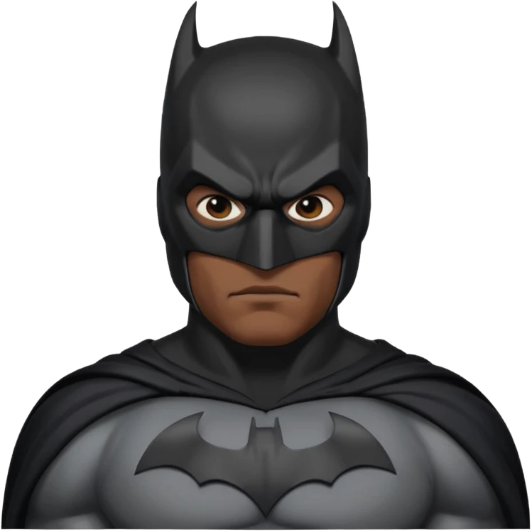 Bat man emoji