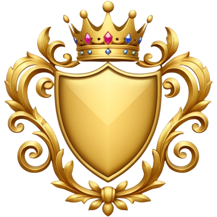 Gold royal Crest emoji
