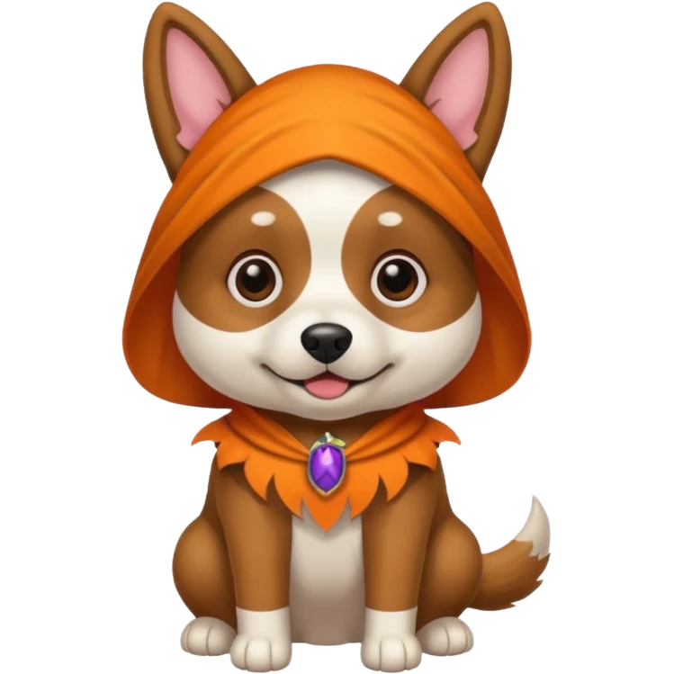haloween dog emoji