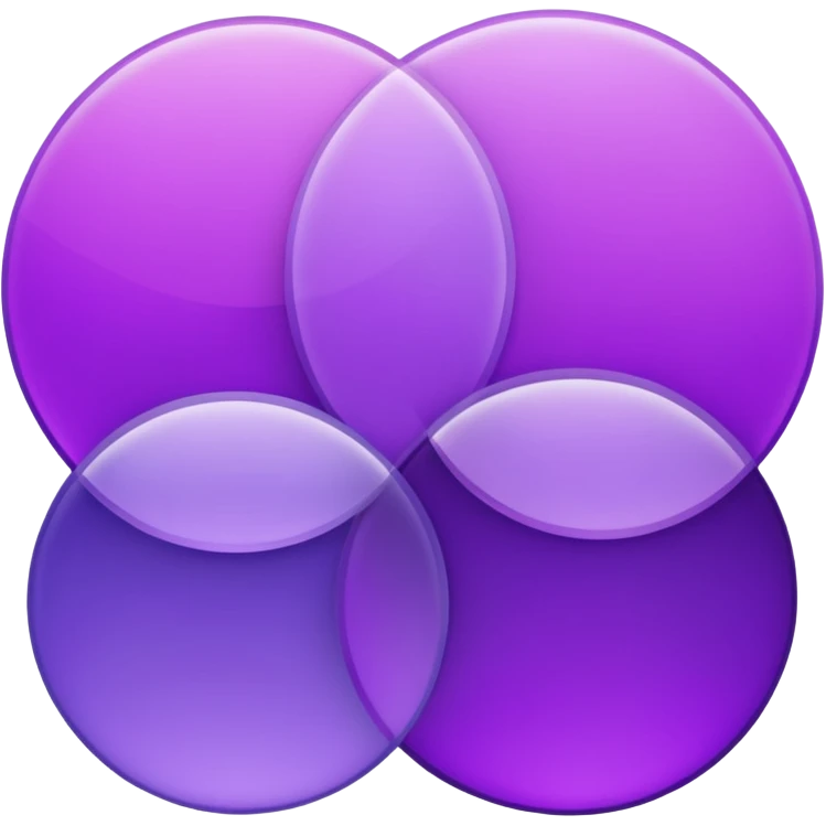 cicles purple emoji