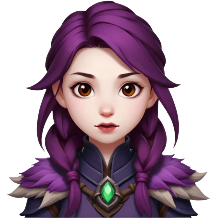 Dark Willow from dota 2 lip biting emoji