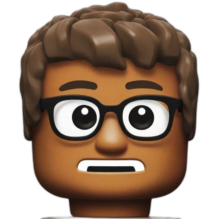 brick head lego emoji