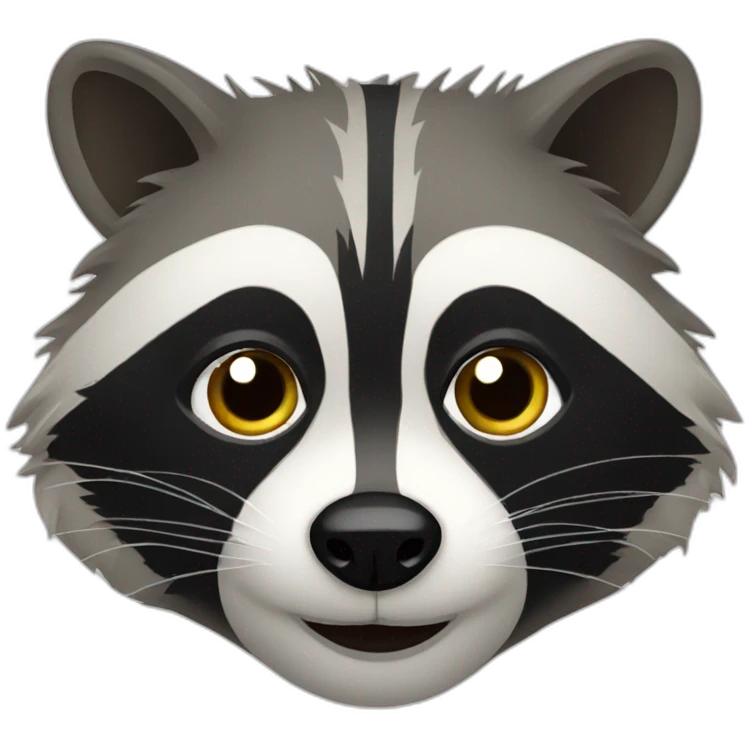 Raccoon emoji