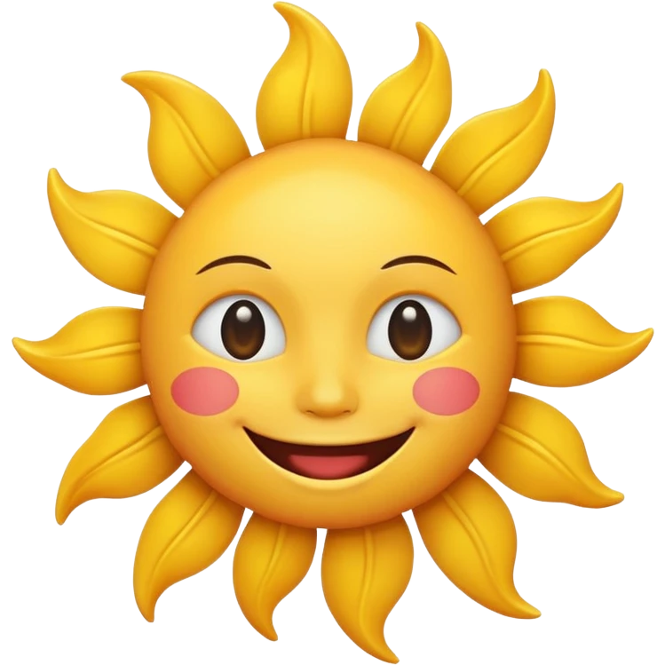 Taiwan with smiling sun emoji