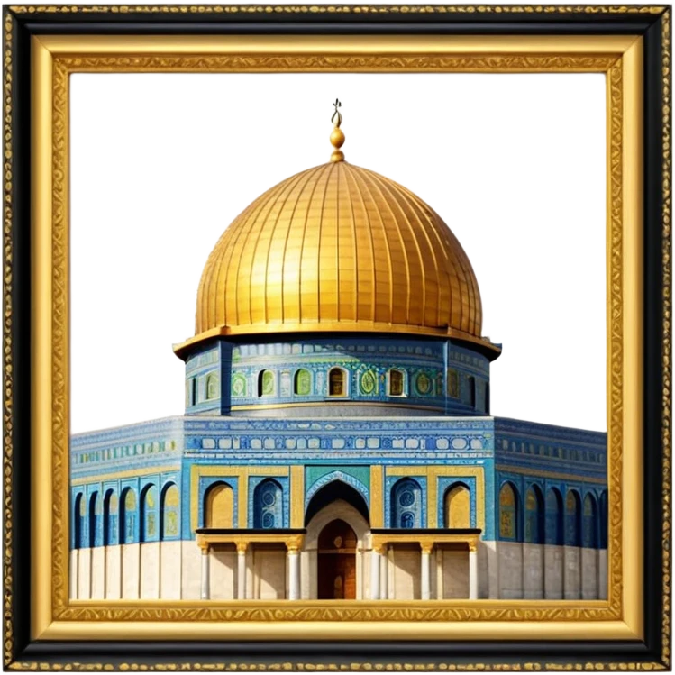 Dome of the rock, Palestine emoji