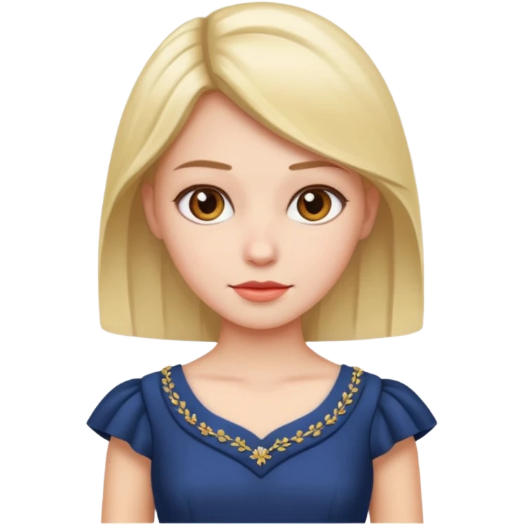 Modern dress emoji