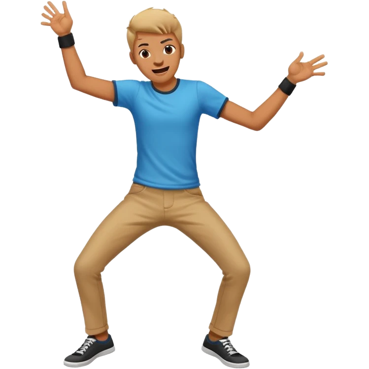 playing epic air guitar emoji