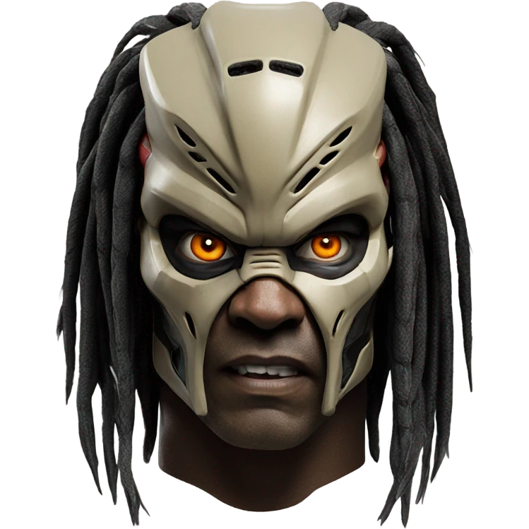 The Predator hyper realistic full front view emoji