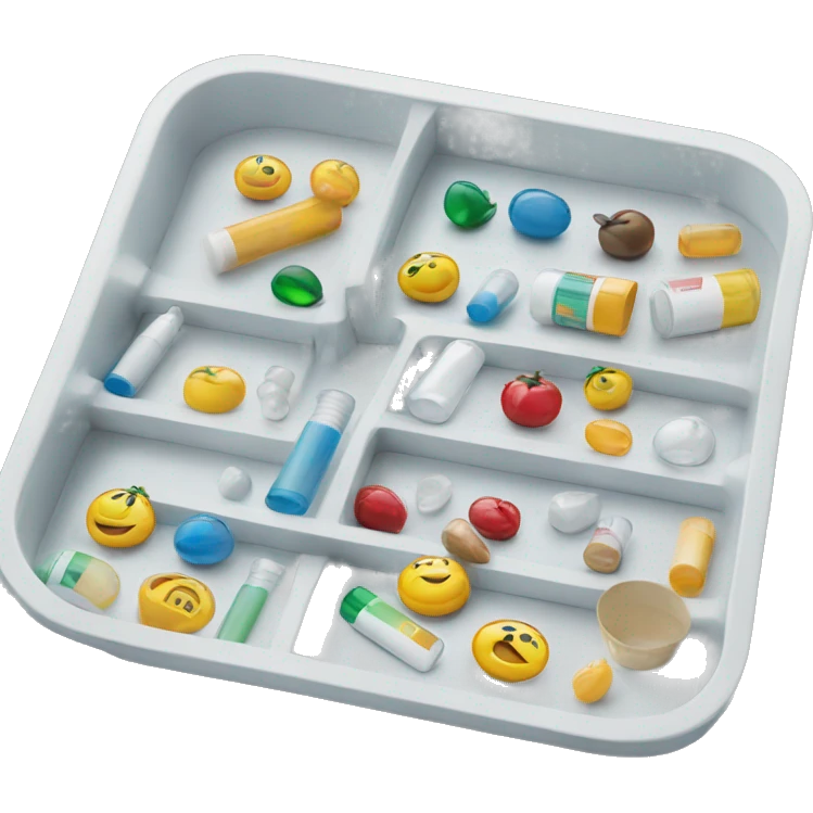 Pharmacy counting tray emoji