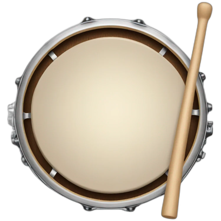snare drum with drumsticks emoji