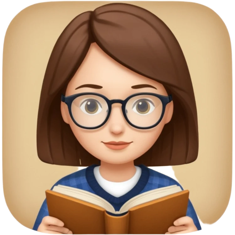 Book worm emoji