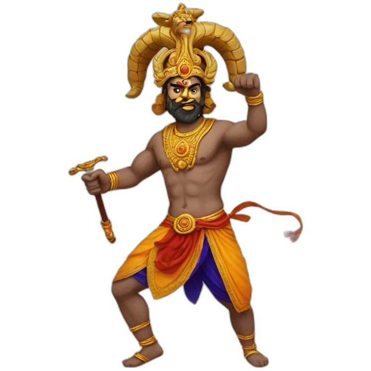 Ram ji killing ravan emoji