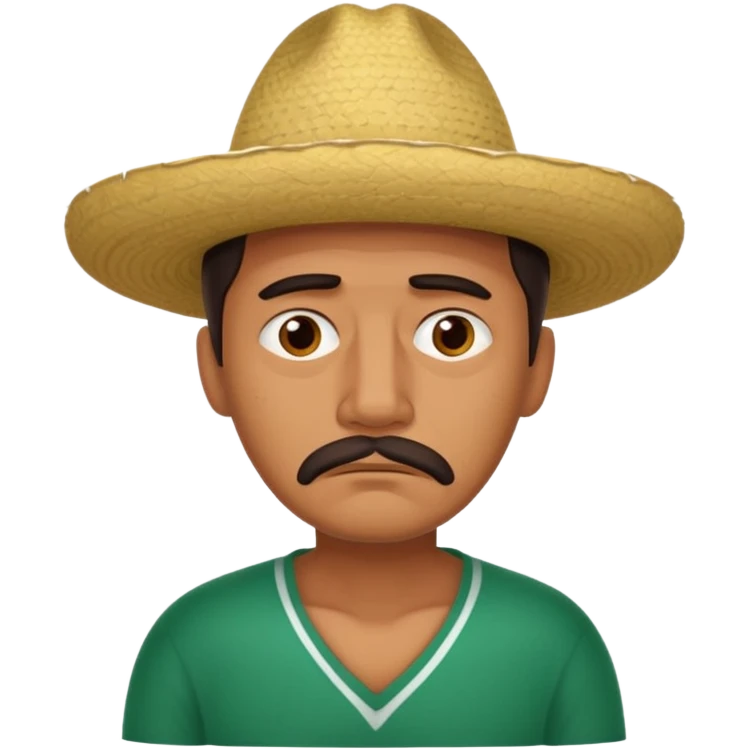 Tired mexican emoji