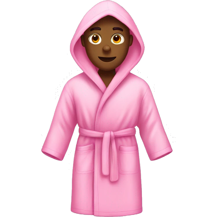 Bathrobe pink emoji