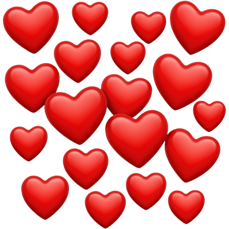 Love hearts emoji