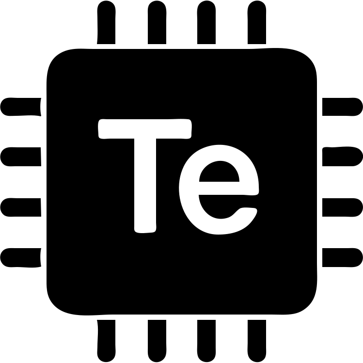 Tellurium emoji icon, representing its use in electronics emoji