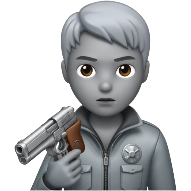 😶‍🌫️and🔫 emoji