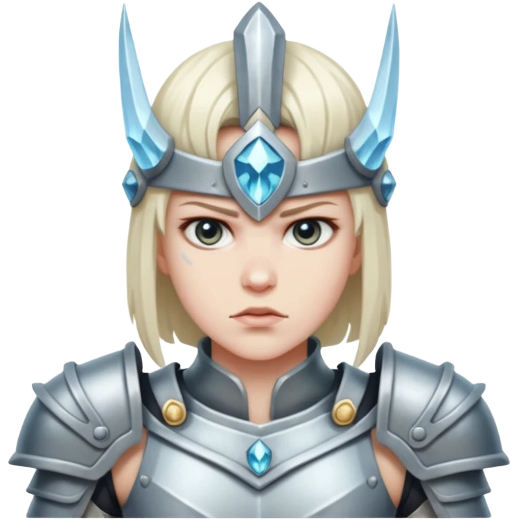 crystal-armored warrior emoji