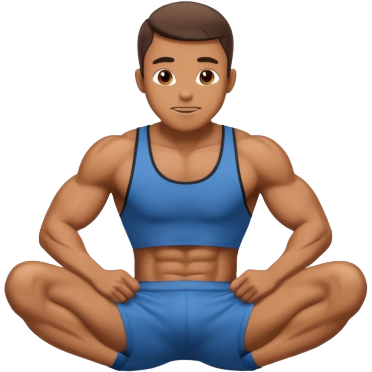 man doing sit-ups emoji