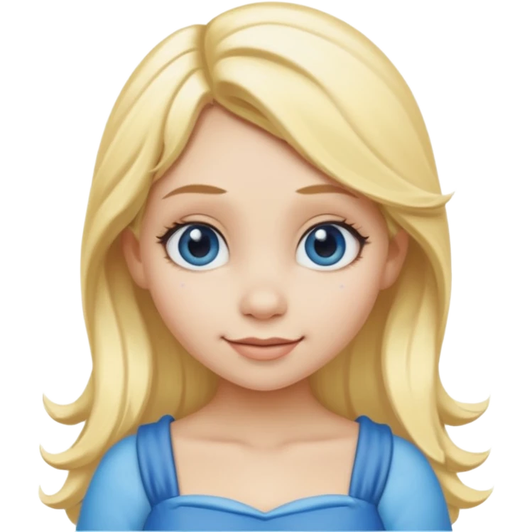 Smurfette emoji