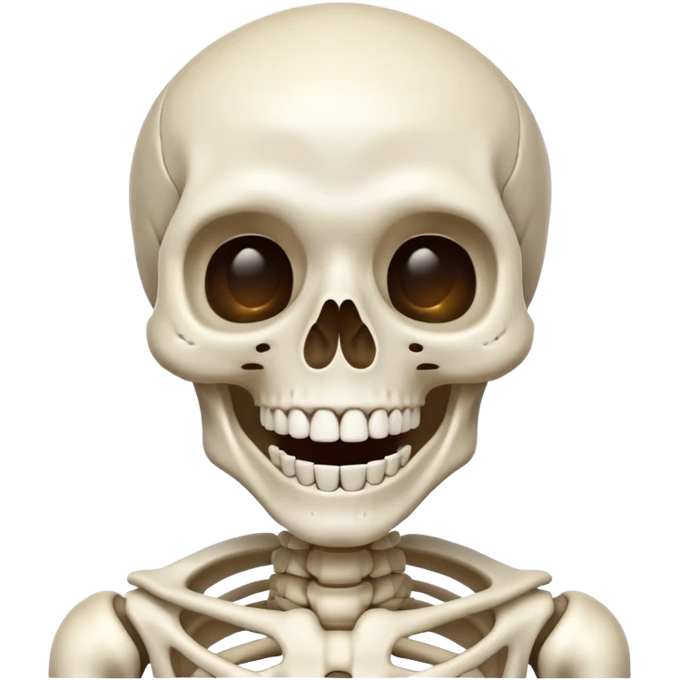 اسکلتی در حال خنده emoji