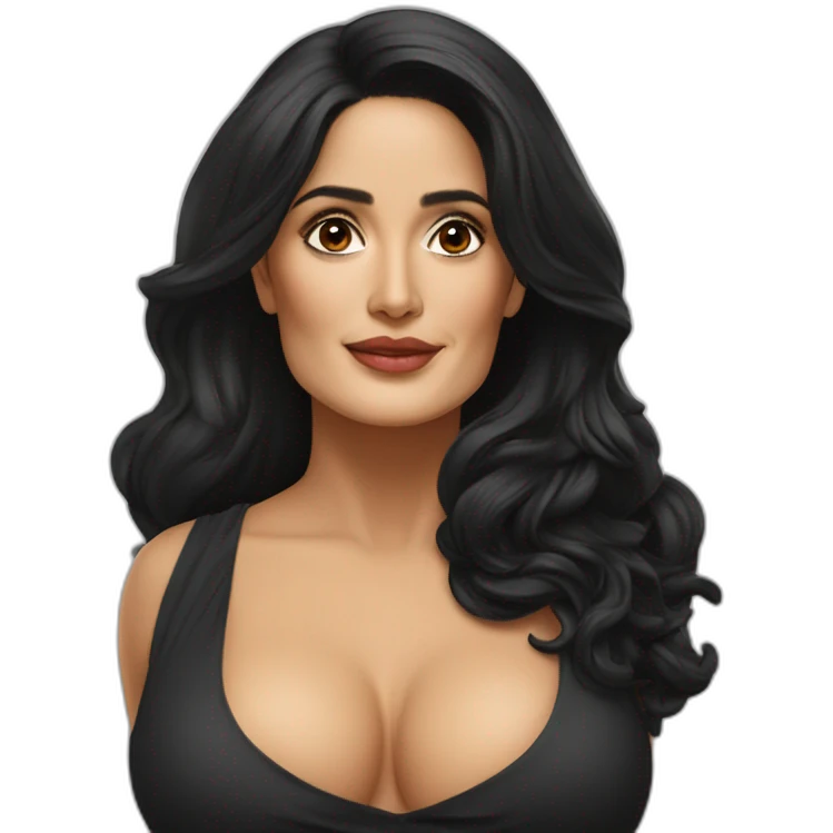 Salma hayek perfect bust emoji