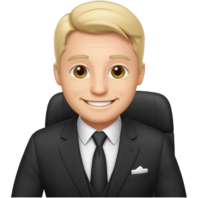 happy boss in his office emoji