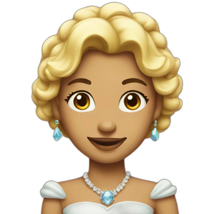 Smirk princess emoji