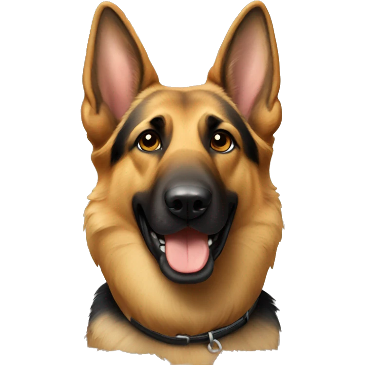 German shepherd  emoji