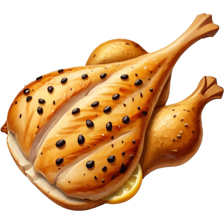 one Grilled Chicken breast emoji