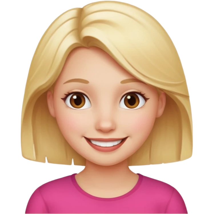 Blonde girl emoji