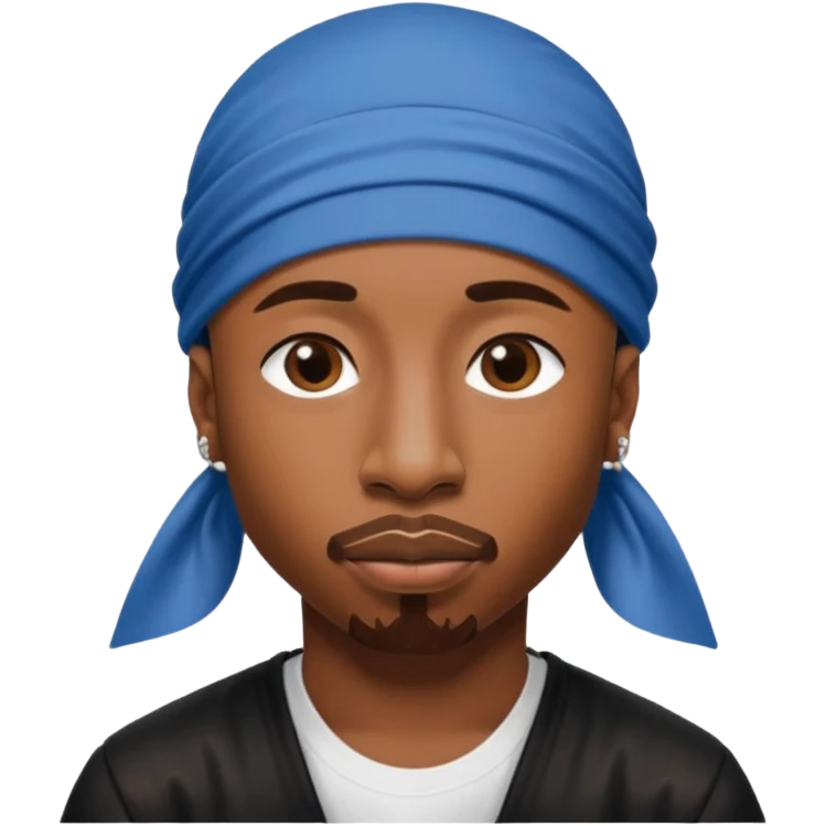 2Pac only face and durage emoji