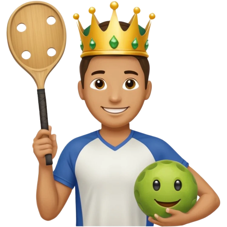 Pickle Ball King emoji