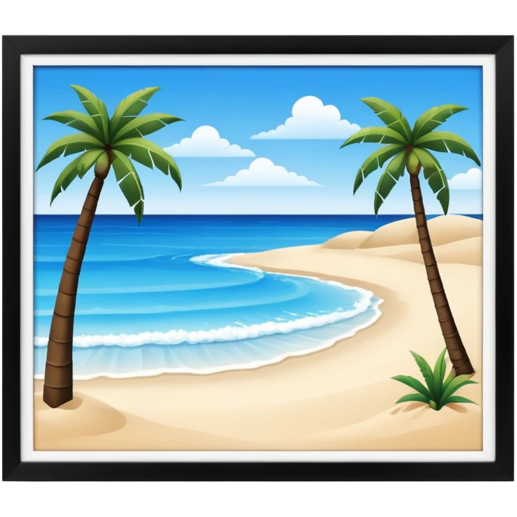 Praia emoji