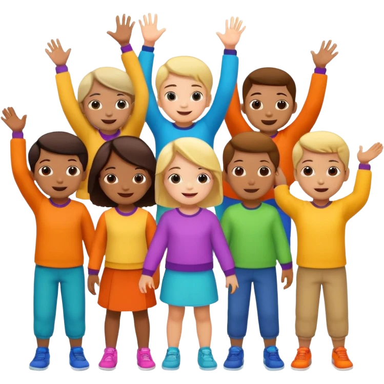 Cot children emoji