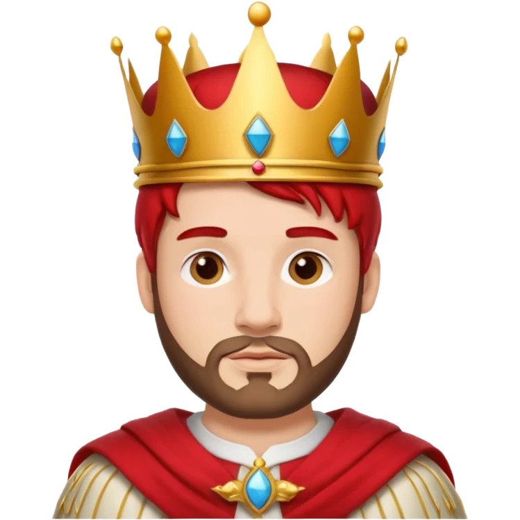RED Crown King emoji
