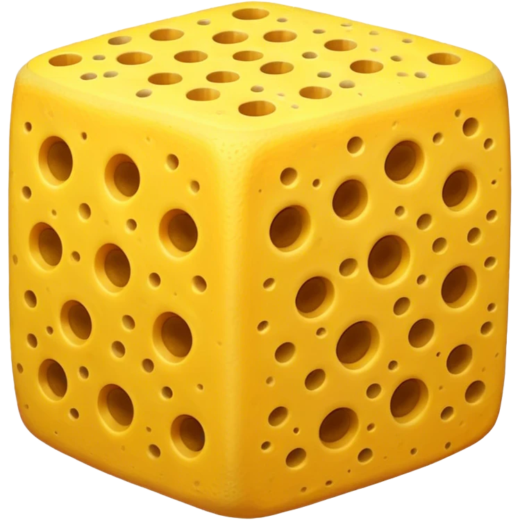 sponge with like 10 holes  emoji