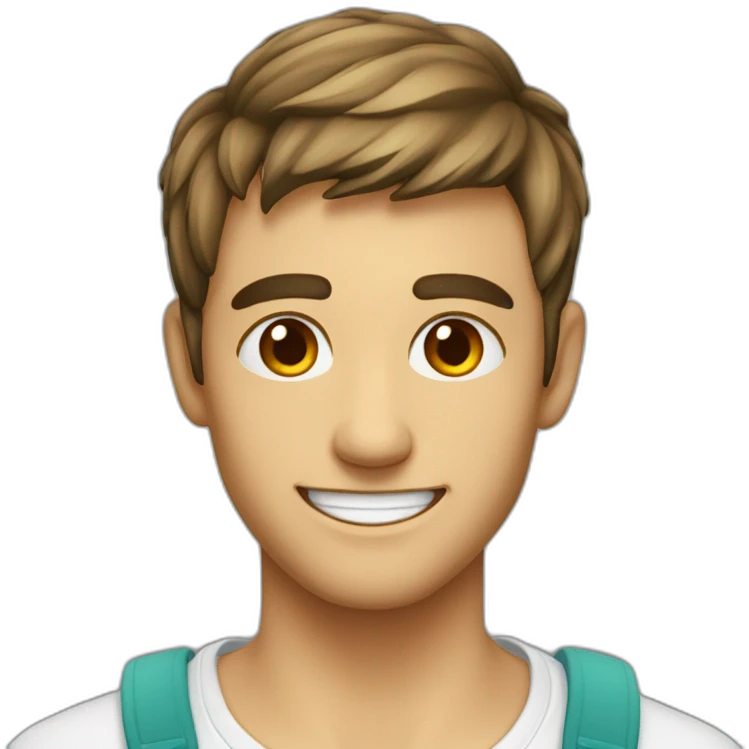 larmes aux yeux avec sourire emoji