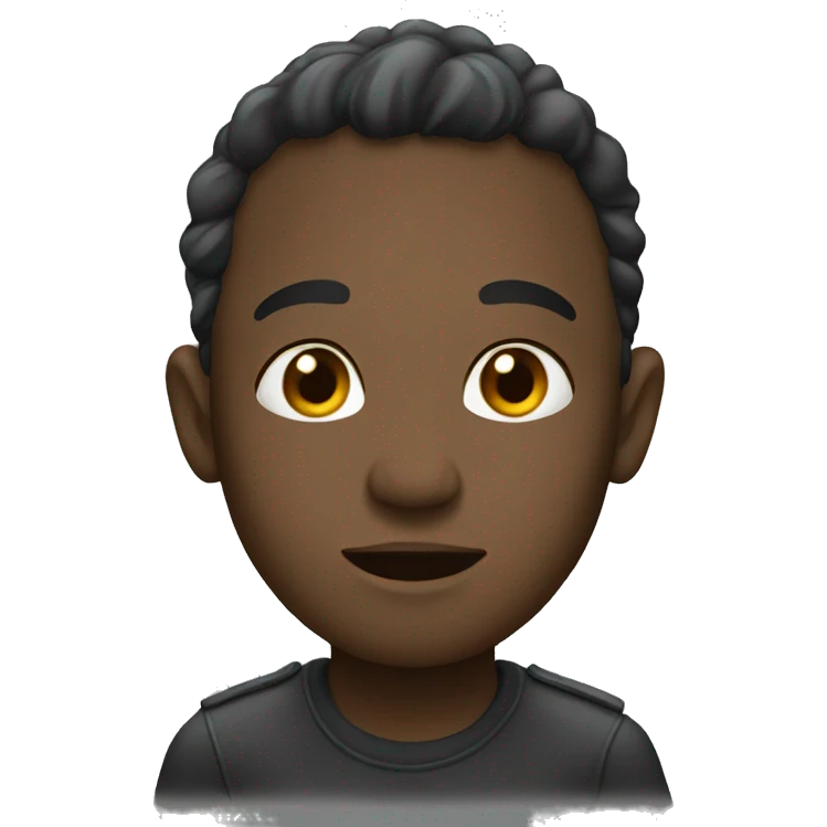 Puddle black emoji