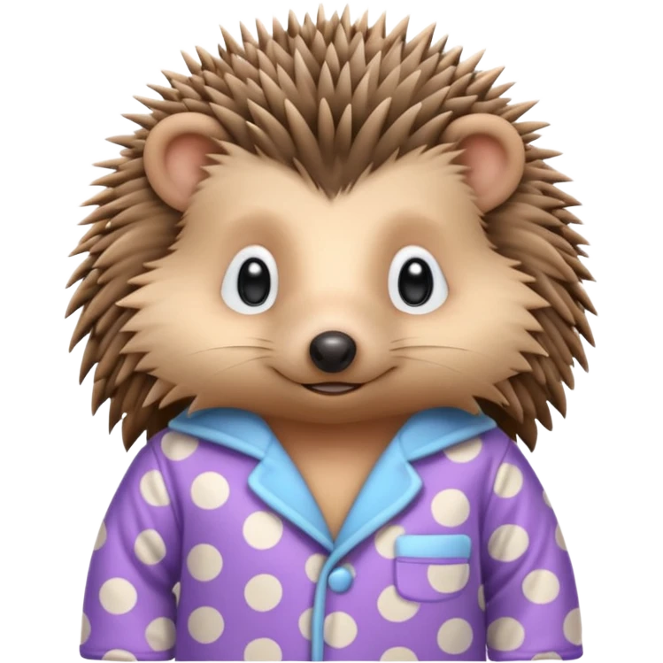 hedgehogs in pajama emoji