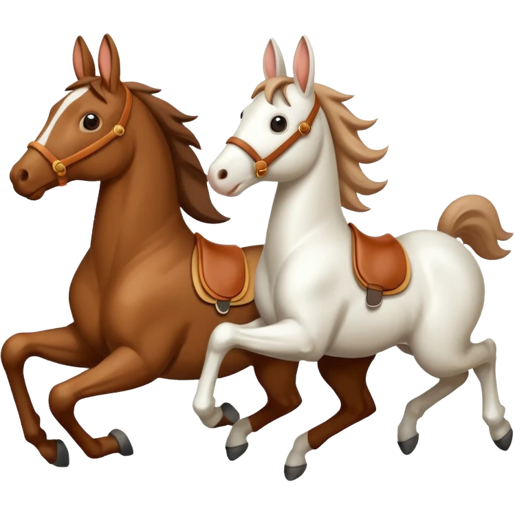rabbit horse galloping  emoji