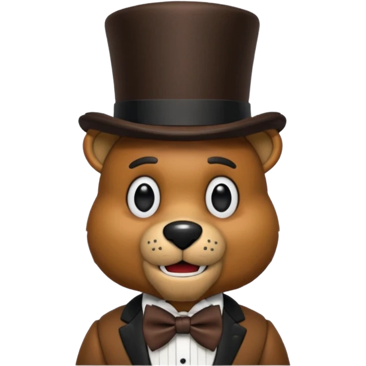 Make Freddy from fnaf emoji