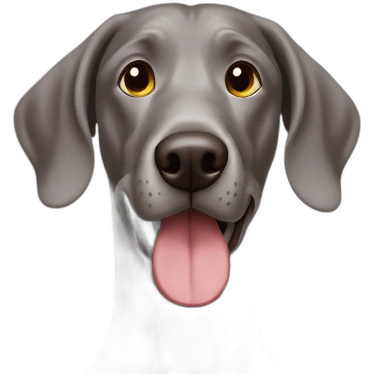 goofy-weimaraner emoji