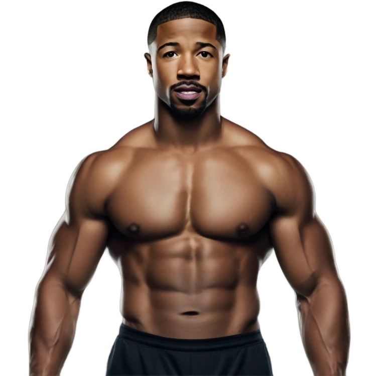Micheal b Jordan muscular  emoji