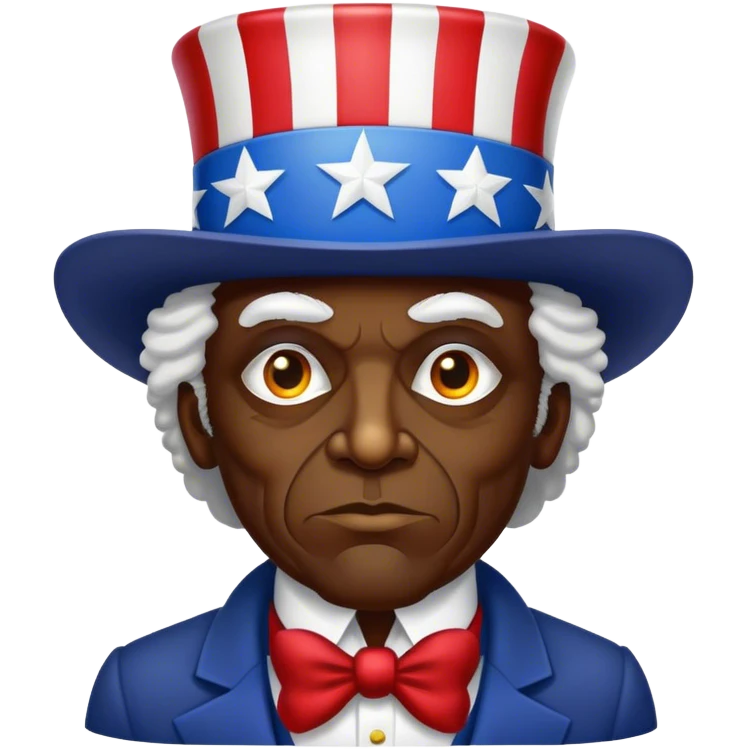 Black Uncle Sam emoji