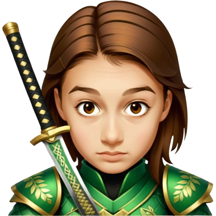 Emerald Samurai emoji